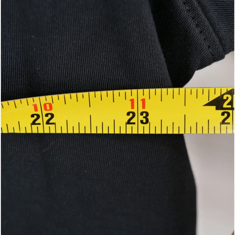 NWT UNTUCKit Ireton Damaschino Polo Mens Large Black Long Sleeve Ribbon Buttons